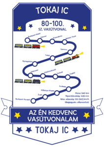 100-80. sz. vasútvonal – TOKAJ IC