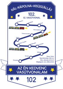 102. sz. vasútvonal – Kál-Kápolna–Kisújszállás