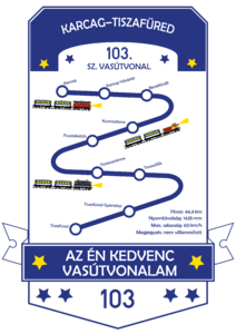 103. sz. vasútvonal – Karcag–Tiszafüred