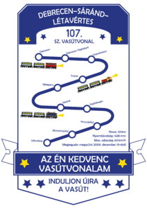 107. sz. vasútvonal – Debrecen–Sáránd–Létavértes