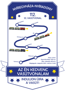 112. sz. vasútvonal – Nyíregyháza-Nyíradony